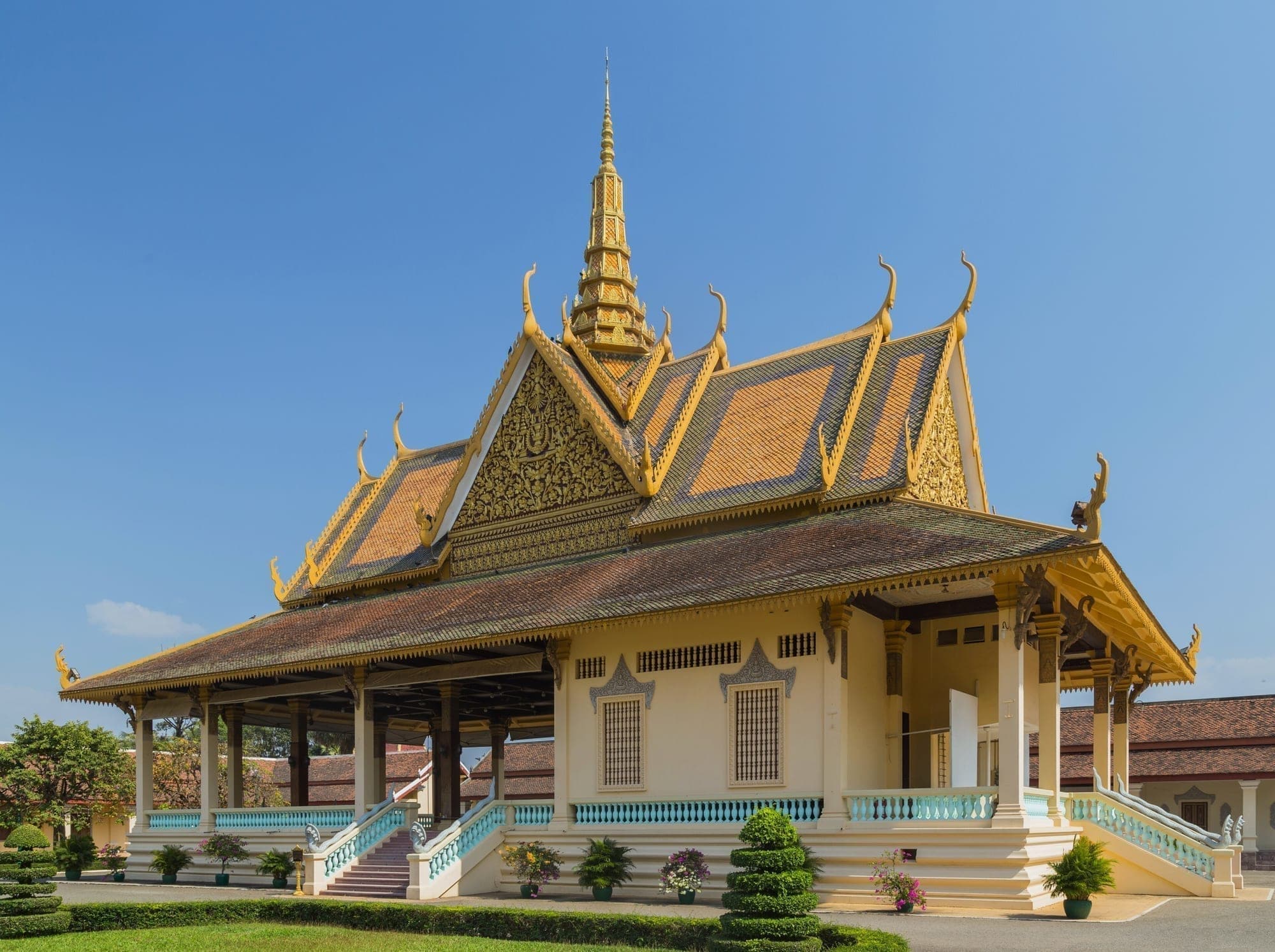 A pavilion of the Royal Palace in Phnom Penh