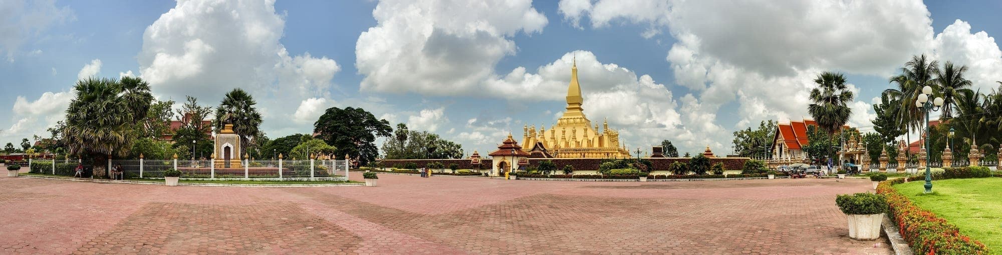 The golden stupa of Pha That Luang in Vientiane