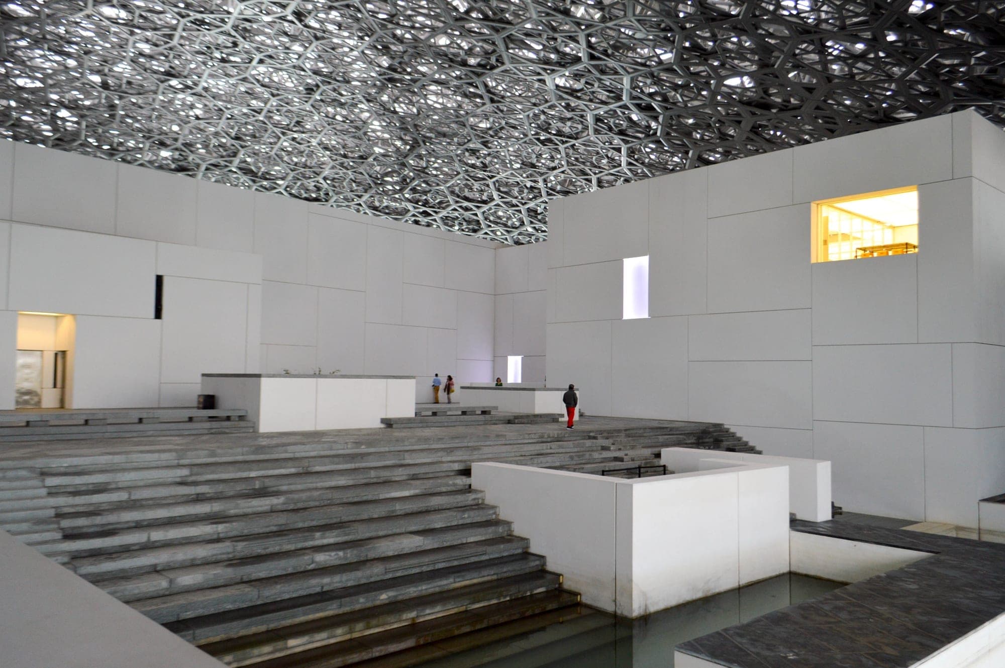 The dome of the Louvre Abu Dhabi museum